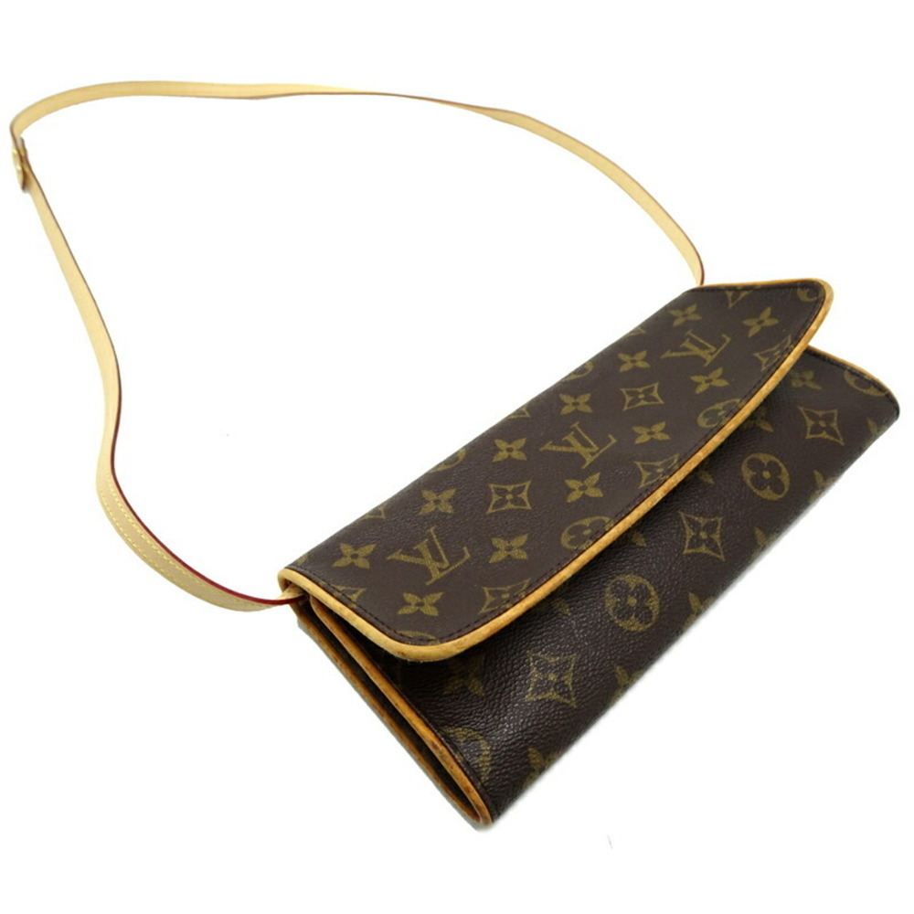 LOUIS VUITTON Brown Monogram Pochette Shoulder Bag - Picture 3 of 10